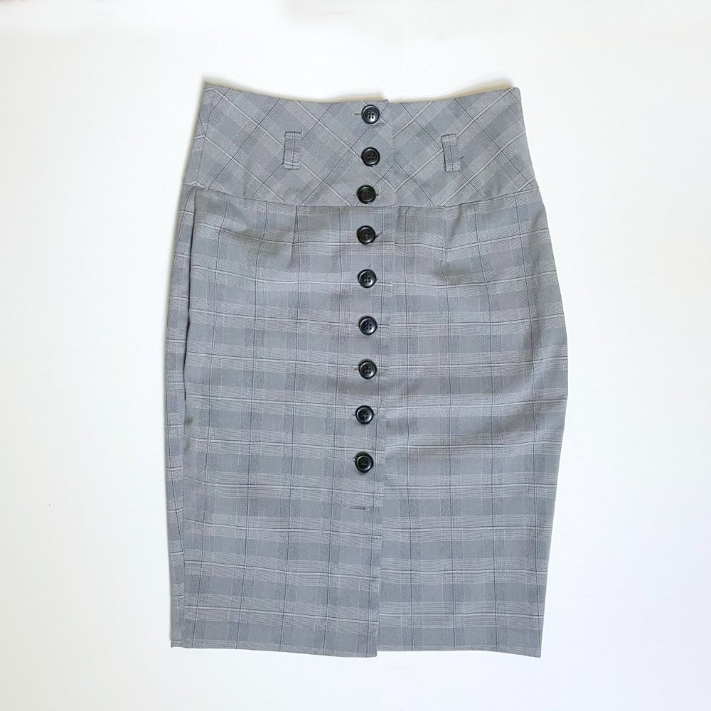 Women's Grey Pencil Skirt